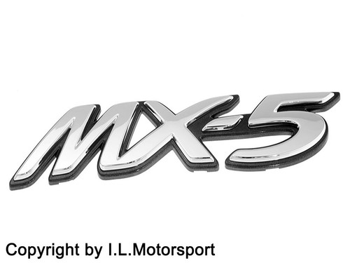 Emblem 5 schriftzug - mx-5,