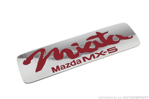 Emblem miata rot hinten - miata,