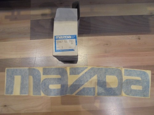 Mazda klebe schriftzug emblem - klebe,