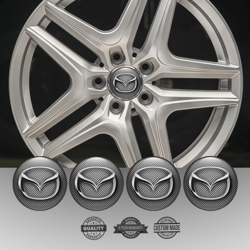 Mazda nabenkappen aufkleber - 4x,