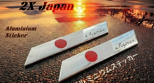 Japan aluminium sticker - 2, x