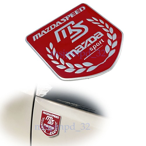 Rot zubehör aluminium embleme - rot,